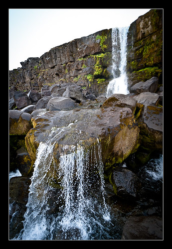 water rock flow waterfall thingvellir þingvellir alþingi althingi