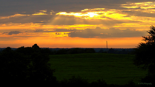 sunset summer silhouette scenery tn sundown tennessee scenic silhouettes rays portroyal montgomerycounty
