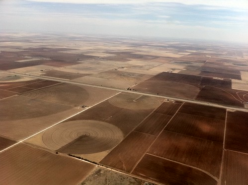 landscape texas aerial drought