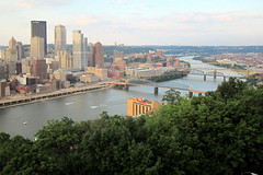 Pittsburgh: Skyline and Monongahela River from Mount Washington