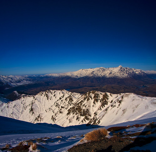 from new snow ski mountains view peak zealand fields queenstown remarkables coronet the a