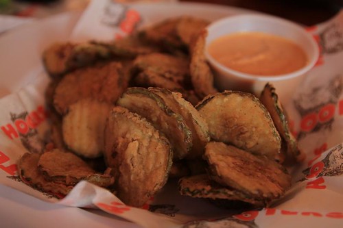 Deep-fried pickles.