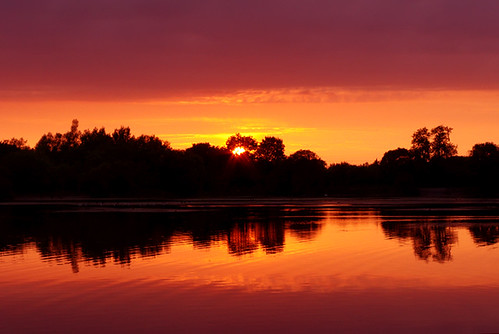 sunset lake water golden pentaxkx somerfordkeynes mygearandme ringexcellence