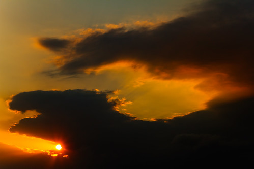 sunset sun clouds evening hands