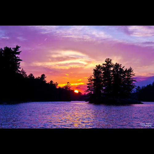 sunset lake muskoka