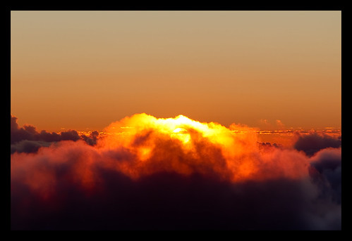 orange sun clouds sunrise hawaii maui haleakala 2011 canonef28135is tumblr canon7d