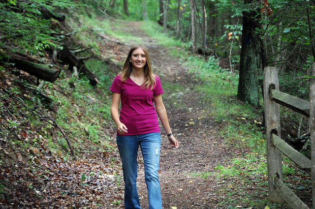 Enjoy being outside when you hike Molly's Knob Trail at Hungry Mother State Park 