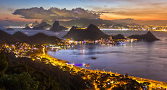 Rio de Janeiro at dusk
