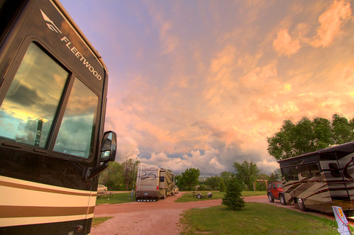 sunset vacation usa clouds sd rv rapidcity homesweetroad