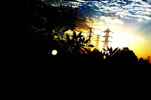 california sun sunrise powerlines orangecounty anaheim rise oc sunrisingoverpowerlines