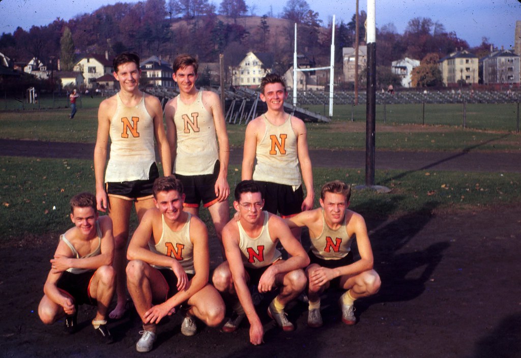 1946 North High School Cross Country Team - Worcester, Massachusetts