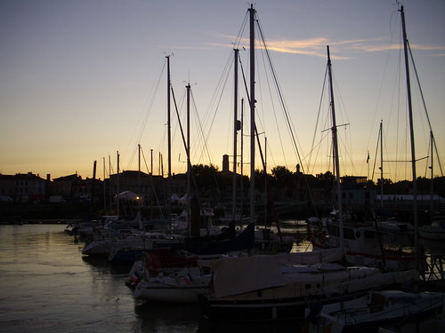 sunset port soleil harbour coucher médoc pauillac