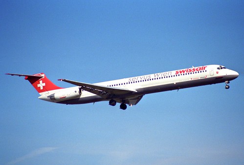 Swissair MD-81; HB-IND@ZRH;08.02.1997