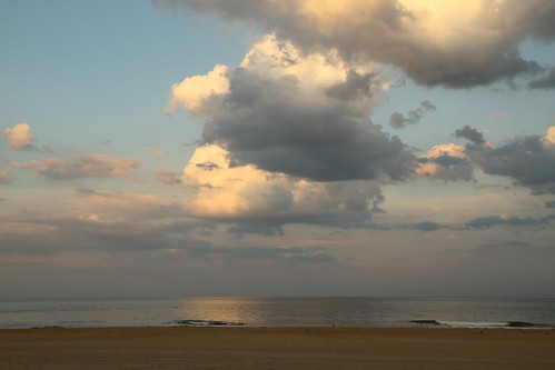 sunset beach water clouds virginia cloudsstormssunsetssunrises