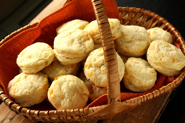 Tyler's Better Buttermilk Biscuits with Thyme & Cheddar