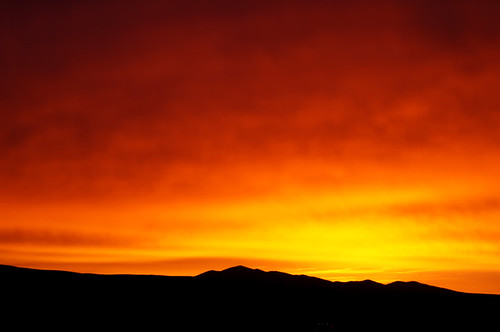 morning red sky yellow sunrise washington yakima