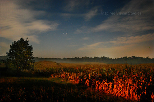 night illinois corn farm havana slowshutter nightphoto