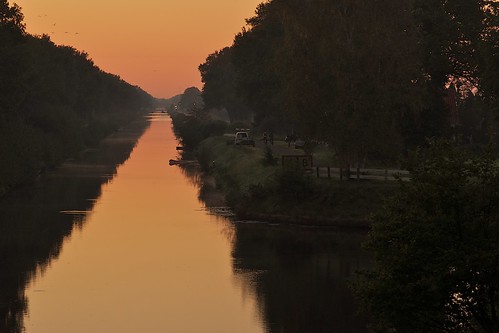 morning water sunrise nikon sigma ochtend emmen zonsopkomst oranjekanaal d5000