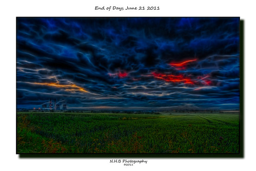 uk sky nature clouds photoshop sunrise wheat fields hdr endofdays ferrybridge photomatix canon40d fractalius nhbphotography