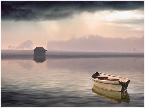 pink autumn light shadow sky cloud mist lake france nature water rose fog fairytale forest photoshop automne landscape boat niceshot hiver dream reflet reflect alsace paysage magical hdr brume cabane barque savage plaine wow1 ried priaux mygearandme ringexcellence