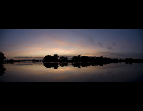 uk sunset england reflection water newforest hatchetpond
