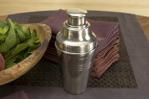 Pewter Shaker with Libeco Napkins