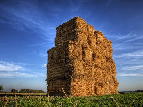 tower rural landscape farm farming straw hay bales winchester blinkagain