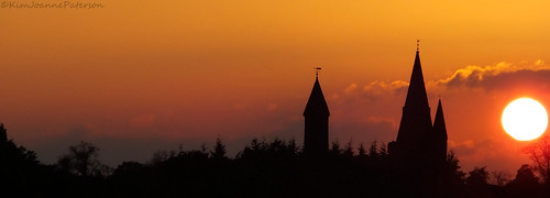 sunset scotland cathedral angus brechin roundtower