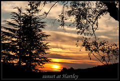sunset at Hartley