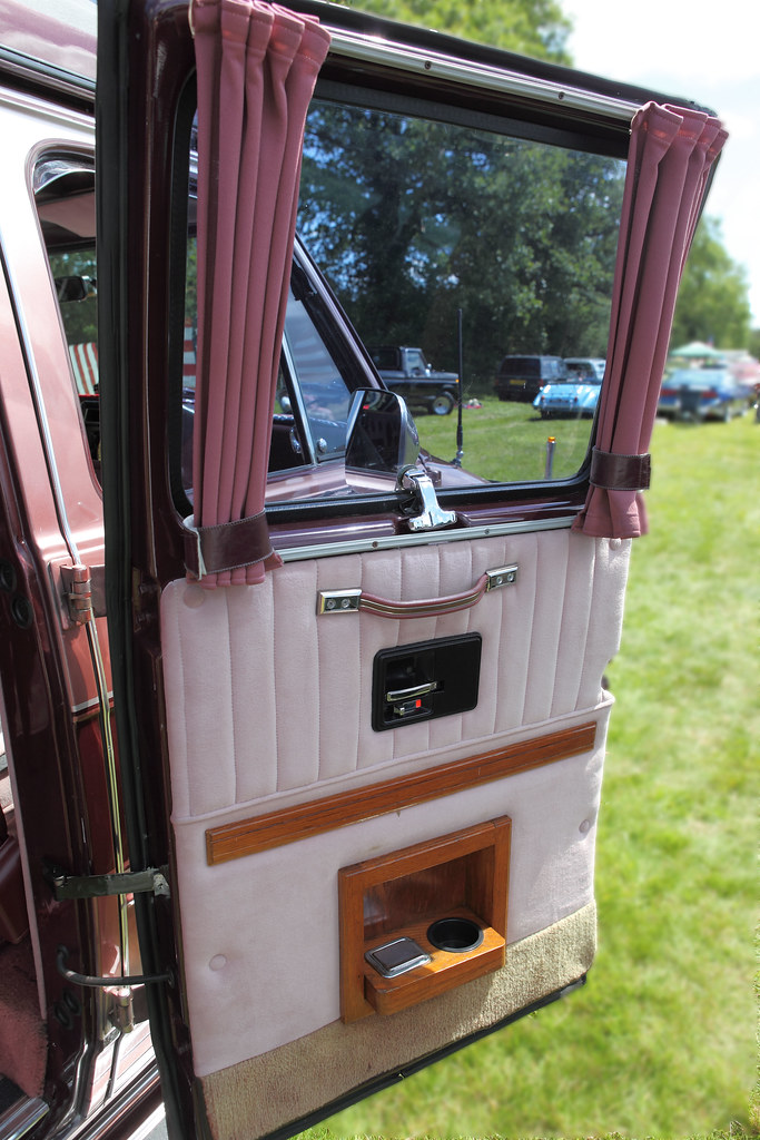 Chevrolet G20 Passenger Van Door Interior Detail C1988