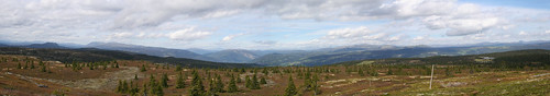 mountain holiday norway walking hill august panoramic 2011 photostiched gàlà