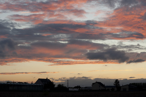 sunset sun france nature clouds landscape countryside skies crépuscule loire loirevalley saumur coucherdusoleil img58749