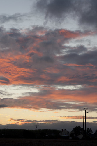 sunset sun france nature clouds landscape countryside skies crépuscule loire loirevalley saumur coucherdusoleil img587710