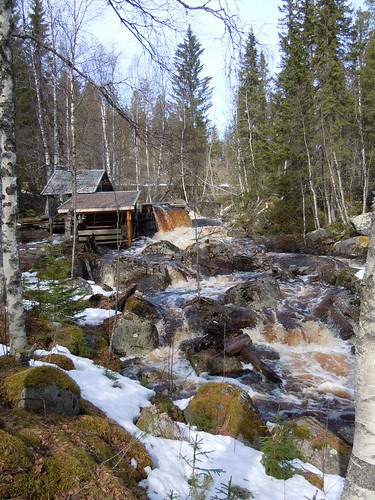 winter snow ice is vinter stream sweden lappland lapland snö vattendrag baksjöliden