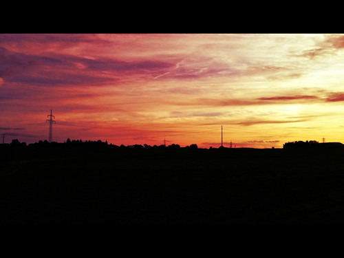 pink sunset sky nature silhouette landscape sonnenuntergang sundown himmel landschaft iphone iphoneography badenwürtemmberg