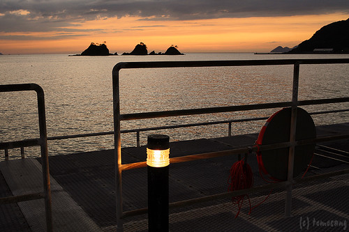 park sunset japan island fishing 夕陽 yamaguchi 下関 shimonoseki 山口 kamojima 賀茂島 下関フィッシングパーク 吉見古宿町
