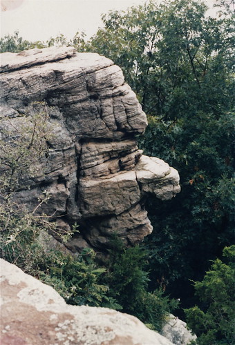 cliff face rock illinois geology shawneenationalforest