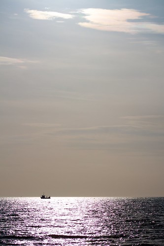 sunset sea sky beach rock sunrise canon boat fishing dusk hunstanton 500d