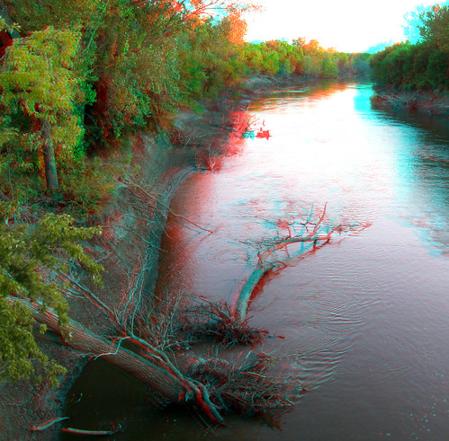 stereoscopic flood anaglyph iowa anaglyphs aftertheflood redcyan 3dimages 3dphoto bigsiouxriver 3dphotos 3dpictures jeffersonbridge