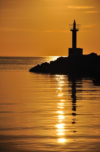 sunrise spain harbour majorca calabona