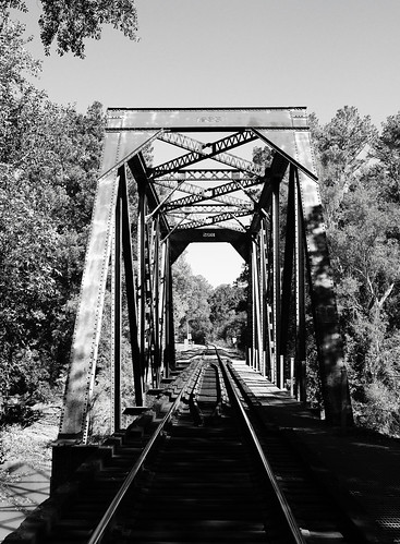 1925 through truss train railroad railway bridge texas blackandwhite blackwhite black white bw pontist united states north america