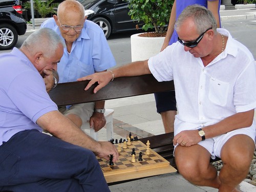 Pensioners at work - Playing Chess