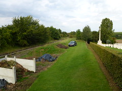 railway beside Bagneux British Cemetery