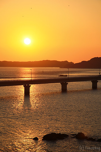 sunset japan 夕陽 yamaguchi tsunoshima 下関 shimonoseki 山口 islanad 角島 houhoku 豊北