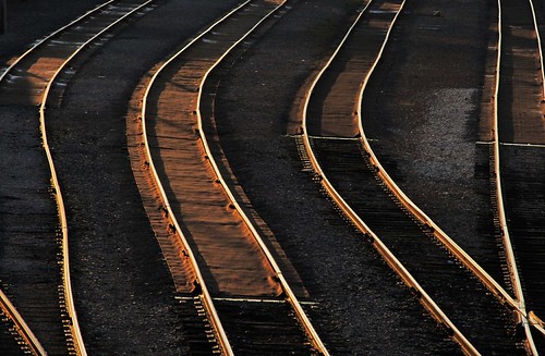 railroad sunset tracks westvirginia