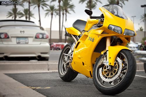 2001 bike yellow race photography nikon track clay r motorcycle scottsdale 1855mm ducati pavilions 748 f3556 d40 748r andrewvicars