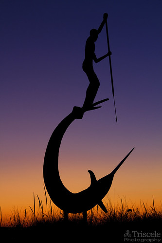 sunset silhouette statue ma island marthas vineyard fisherman massachusetts marlin menemsha colorphotoaward bestcapturesaoi