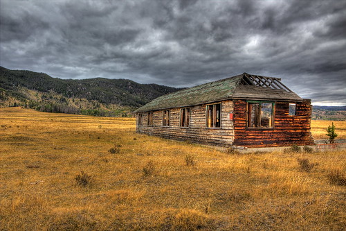 sky west abandoned clouds photoshop canon real landscapes log cabin montana 5 neglected adobe elements tamron hdr photomatix 60d flickraward 18270mm