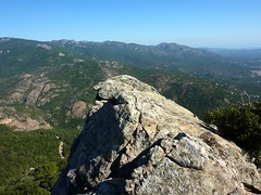 Pointe du Castellucciu di A Tia : le sommet et vue vers l'Est