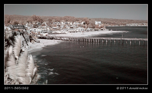ocean ca sea beach nature water ecology town us scenery land infrared environment environmentalism capitola smalltown ecosystem falsecolor project365 3652011